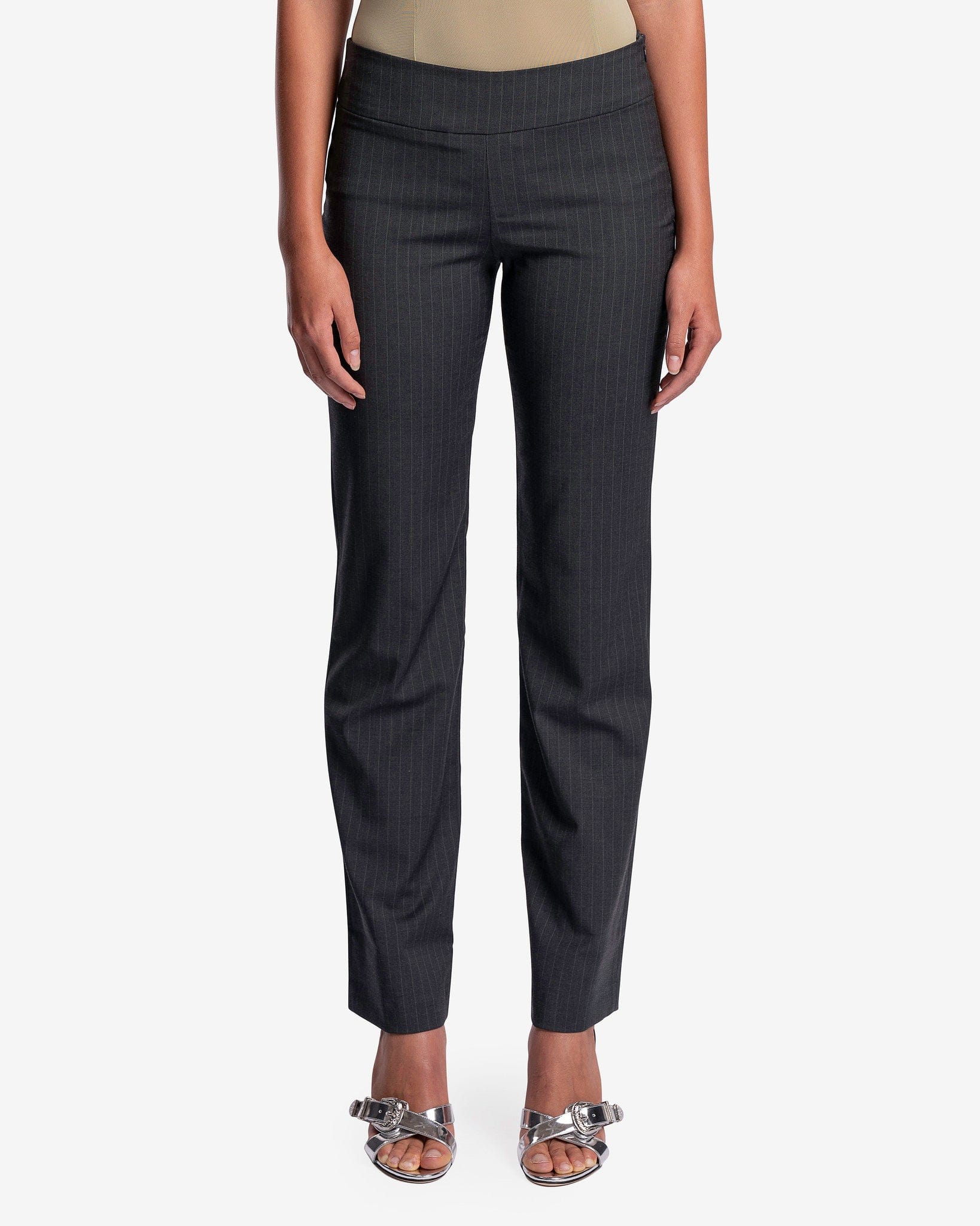 Paloma Wool Women Pants Saba Low Waisted Pants in Dark Grey