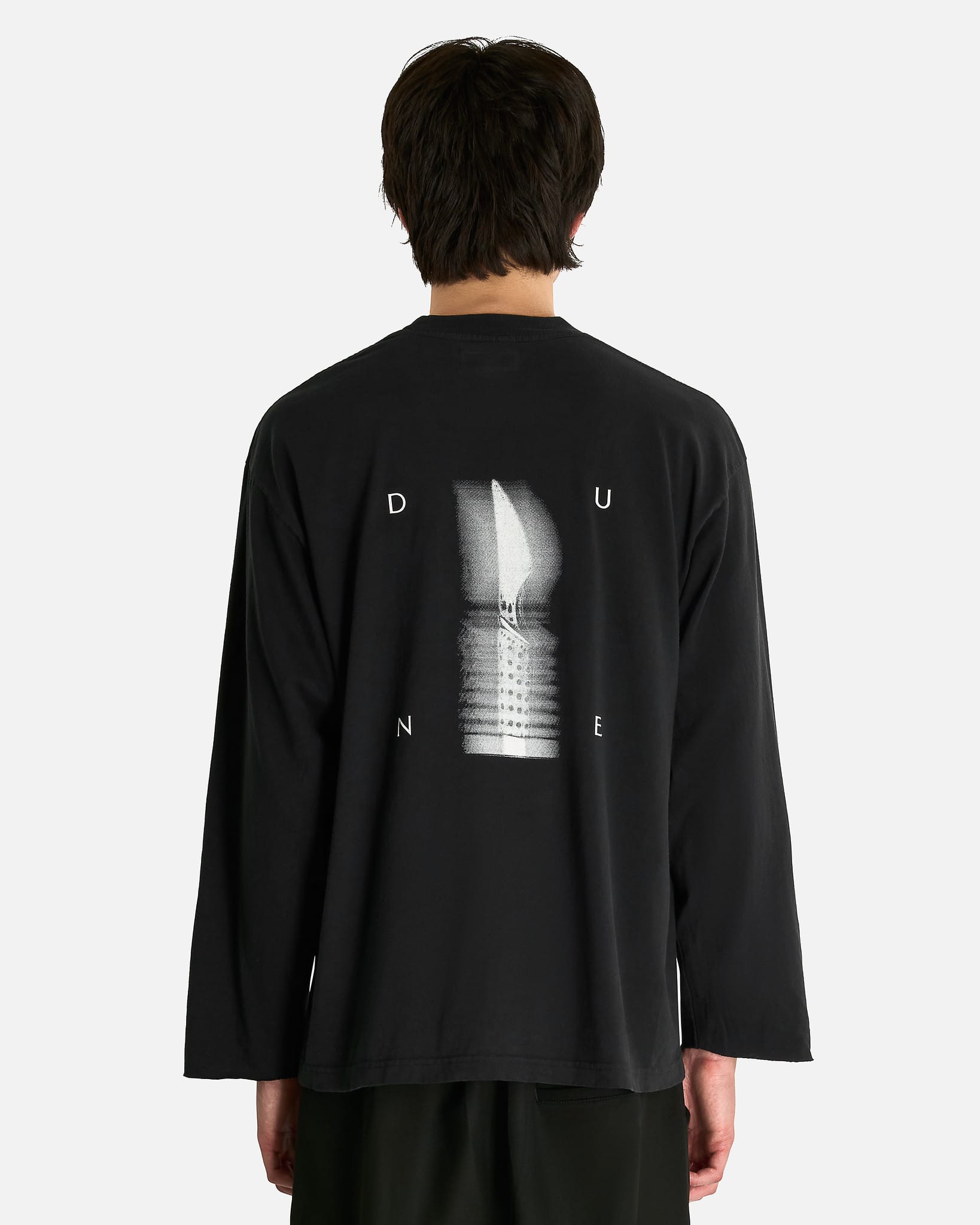 SVRN Men's T-Shirts Sacred Blade Long Sleeve in Black Edge