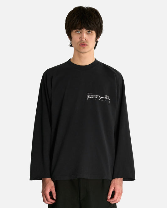 SVRN Men's T-Shirts Sacred Blade Long Sleeve in Black Edge