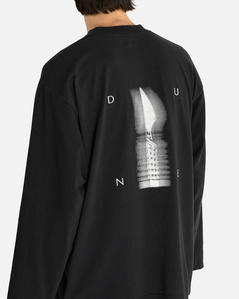 SVRN Men's T-Shirts Sacred Blade Long Sleeve in Black Edge
