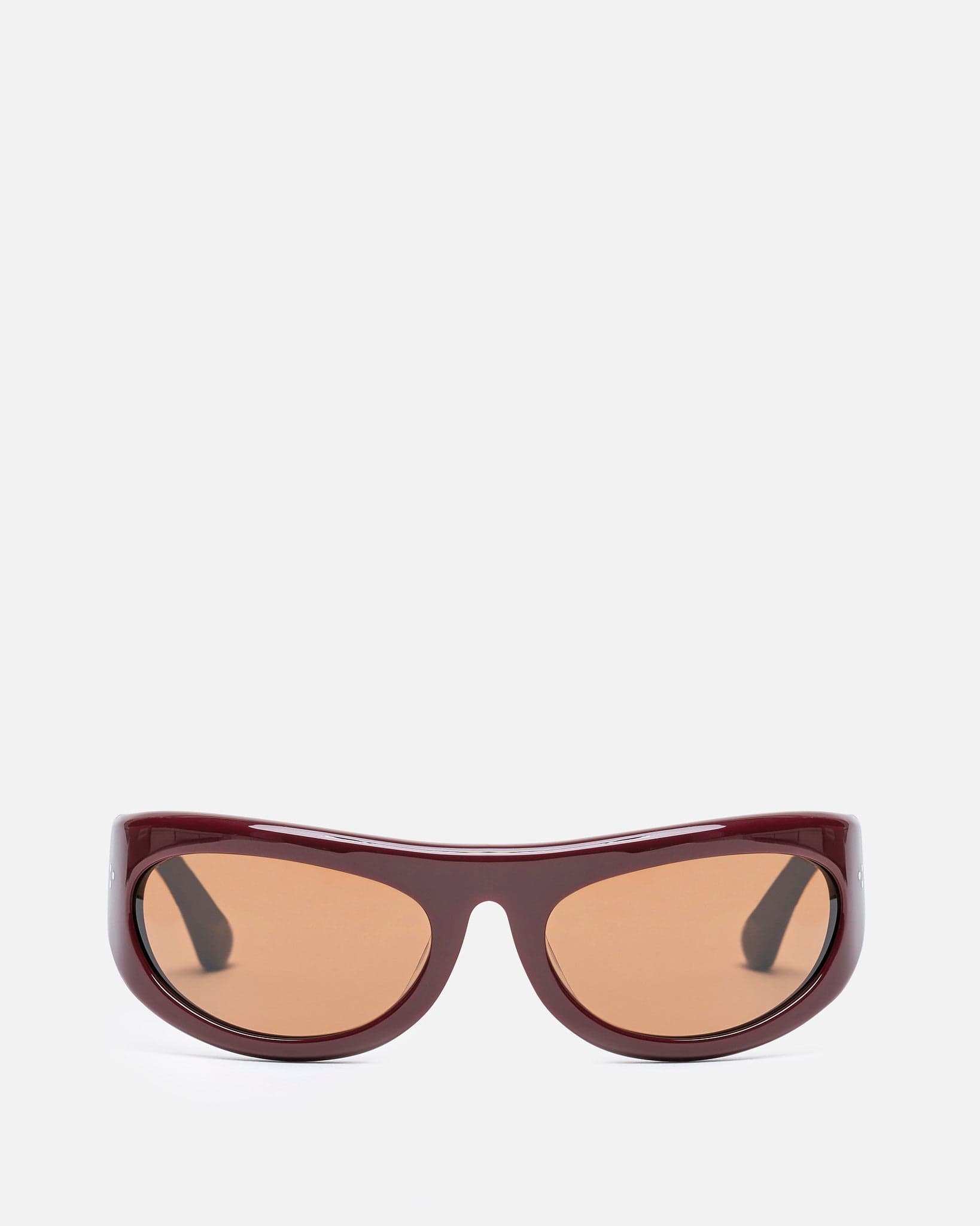 Safaa Burgundy Acetate/Tobacco Lens – SVRN