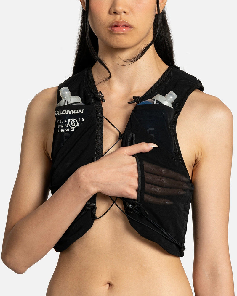 MM6 Maison Margiela Women Tops Salomon ADV Skin 5 Vest in Black