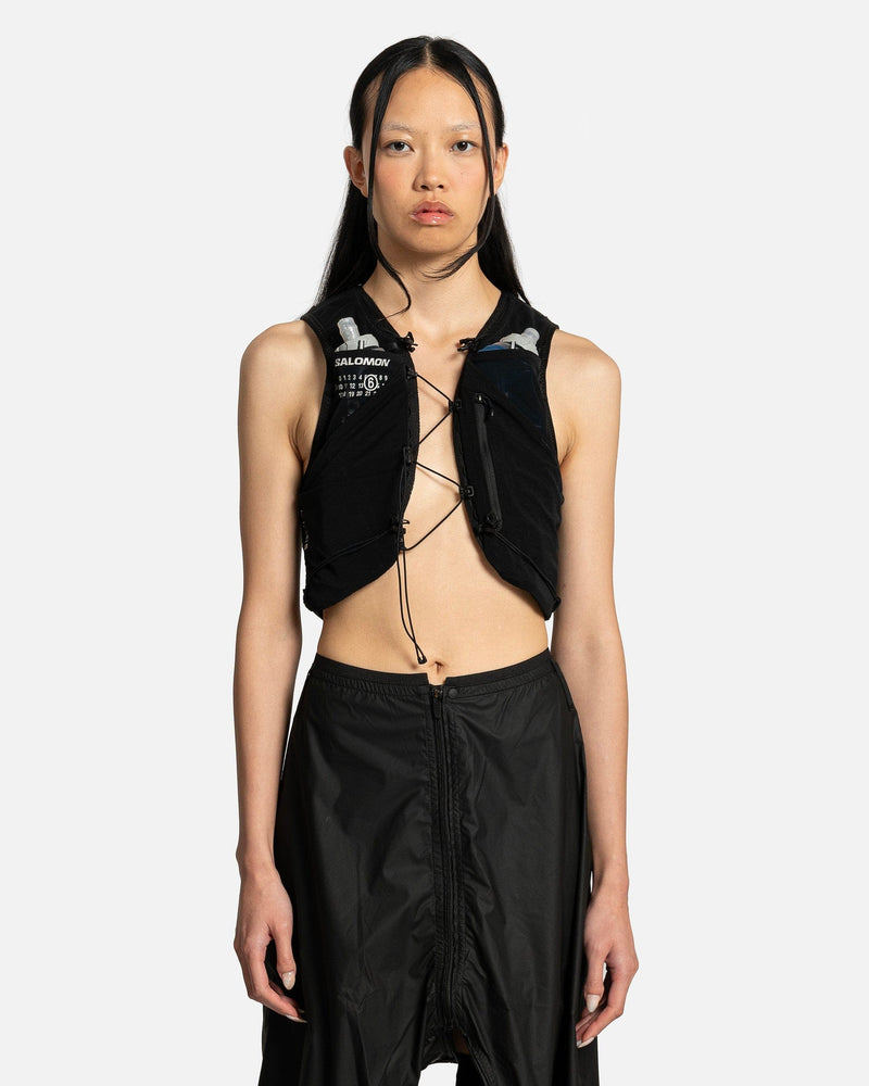 MM6 Maison Margiela Women Tops Salomon ADV Skin 5 Vest in Black