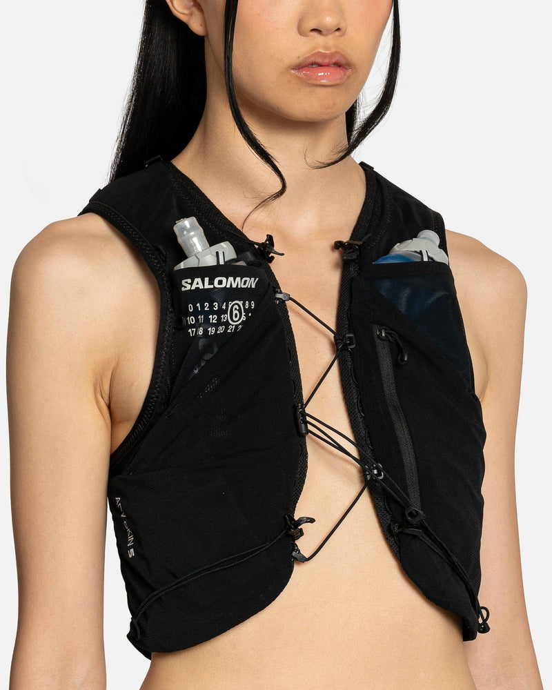 MM6 Maison Margiela Women Tops Salomon ADV Skin 5 Vest in Black
