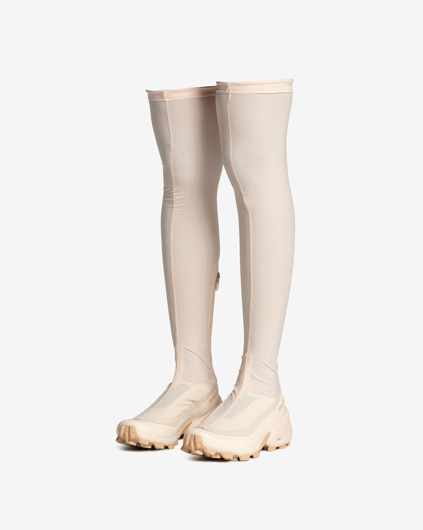 MM6 Maison Margiela Women Boots Salomon Boot in Vanilla Cream