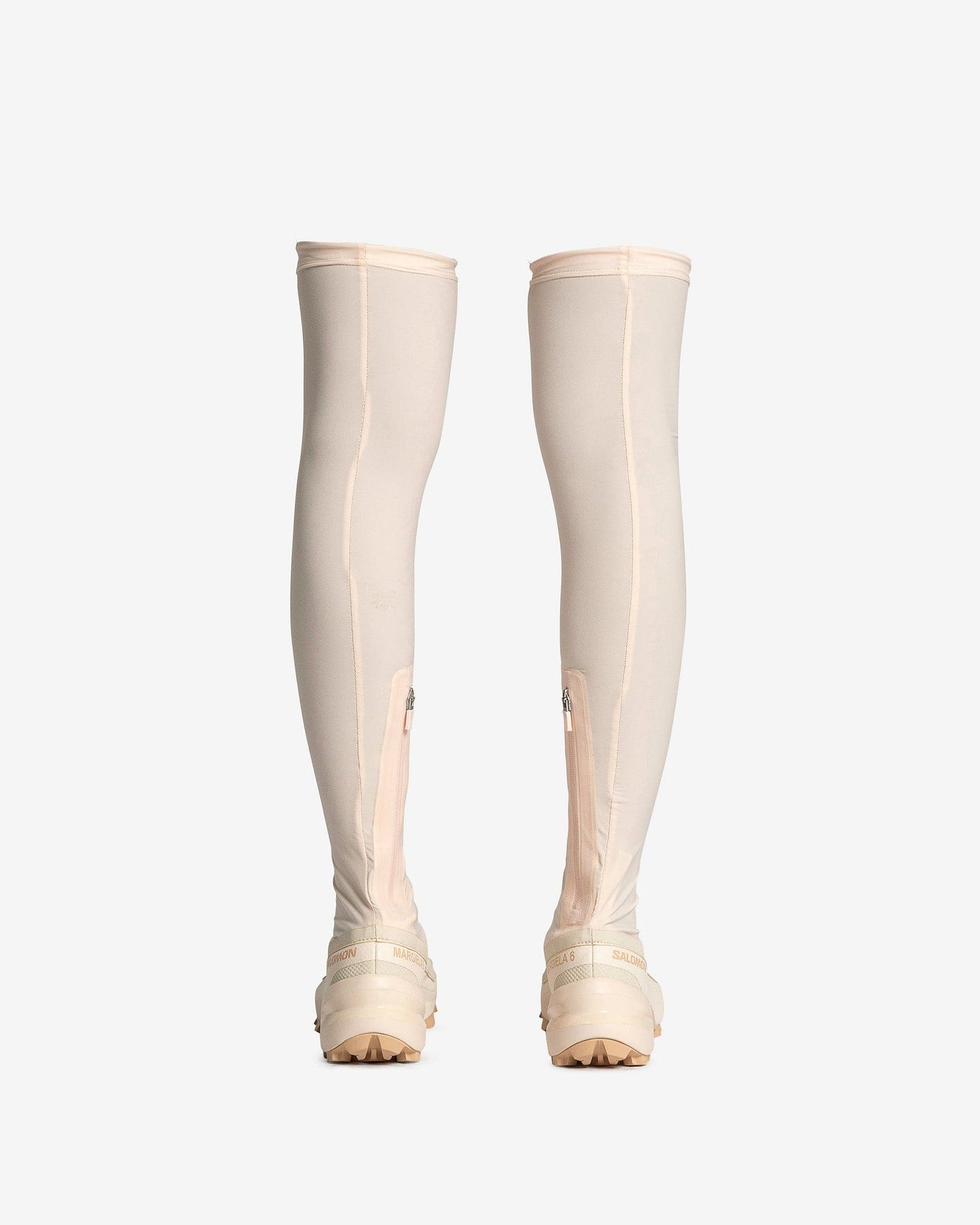 MM6 Maison Margiela Women Boots Salomon Boot in Vanilla Cream