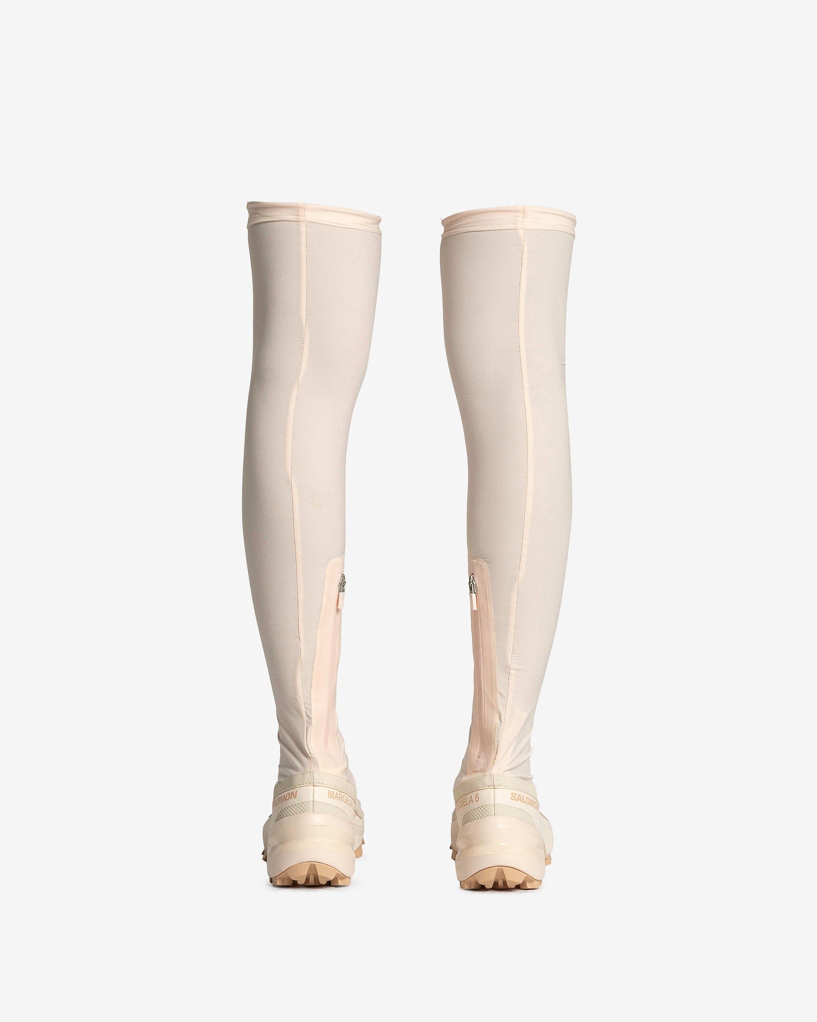 MM6 Maison Margiela Women Boots Salomon Boot in Vanilla Cream