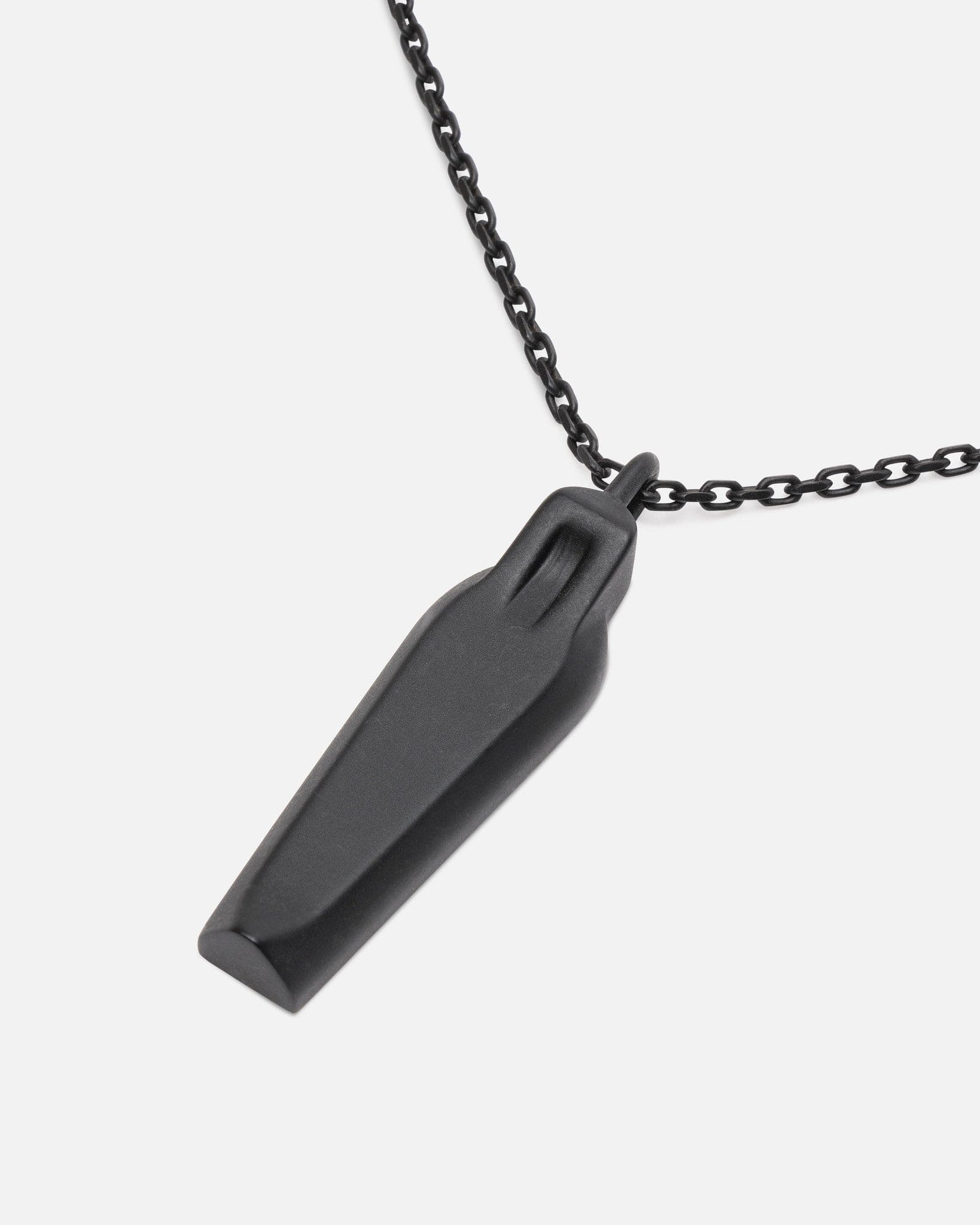 Rick Owens Jewelry Sarcophagus Charm in Black