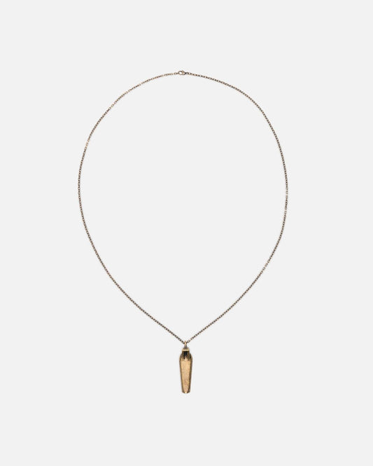 Rick Owens Jewelry O/S Sarcophagus Charm in Dark Bronze