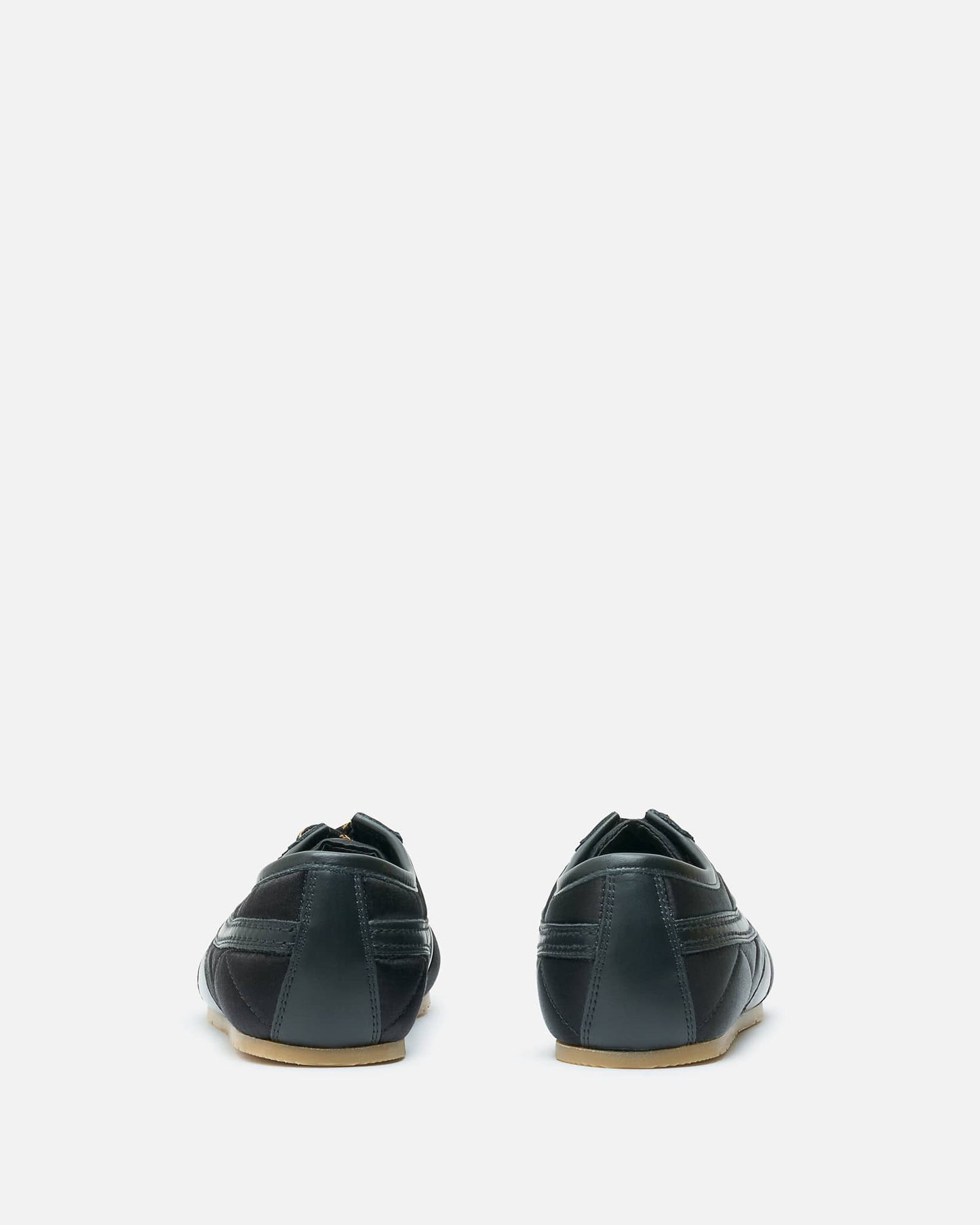 Dries Van Noten Men's Shoes Satin Sneakers in Black