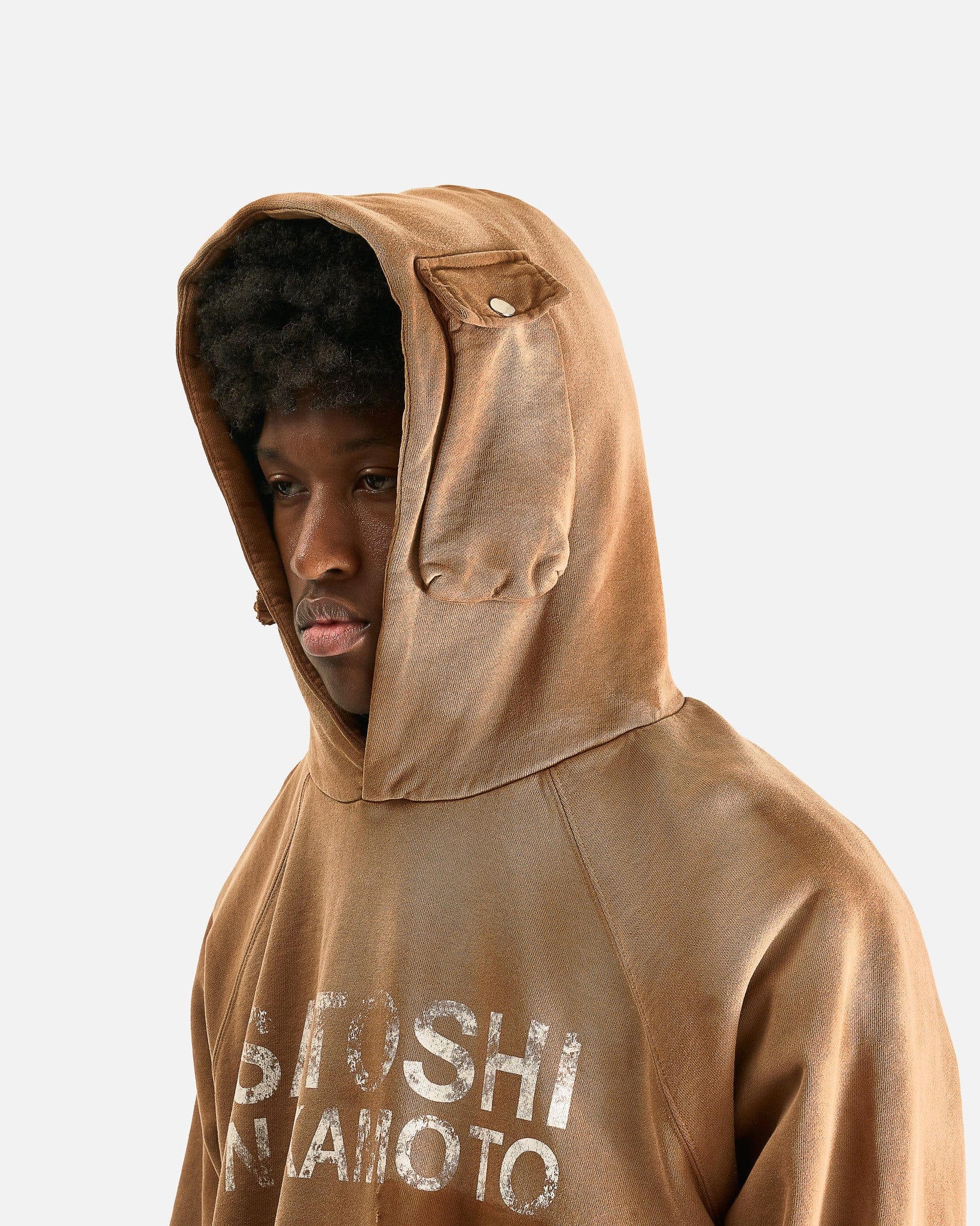 Satoshi Nakamoto Men's Sweatshirts Satoshi Cargo Hoodie in Brick