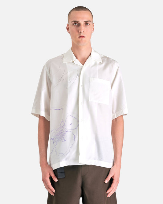 OAMC Men's Shirts Scribble Kurt Shirt in Off-White