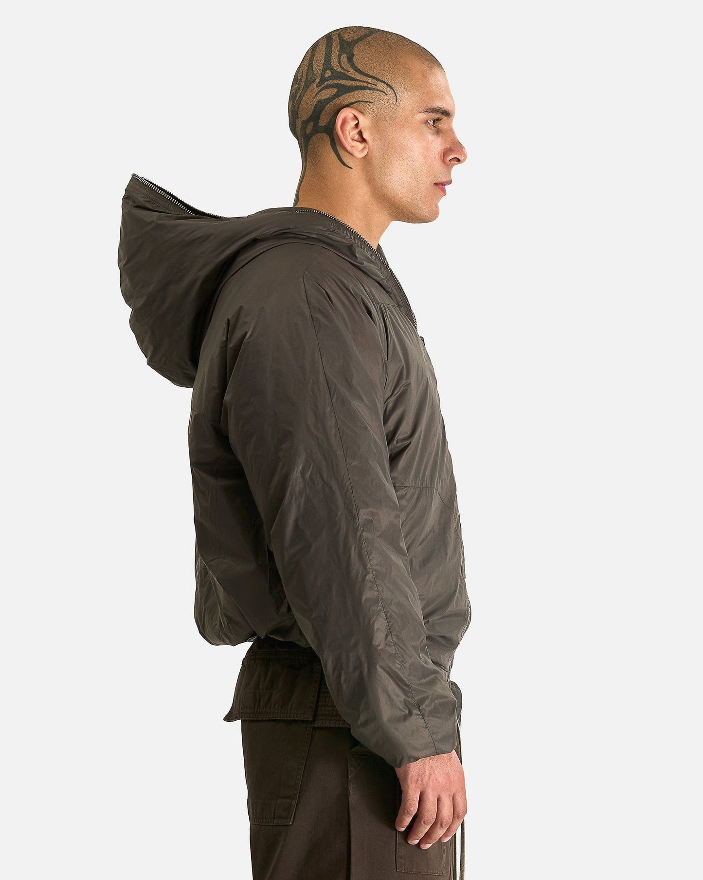 Rick Owens DRKSHDW Men's Jackets Sealed Windbreaker in Bronze