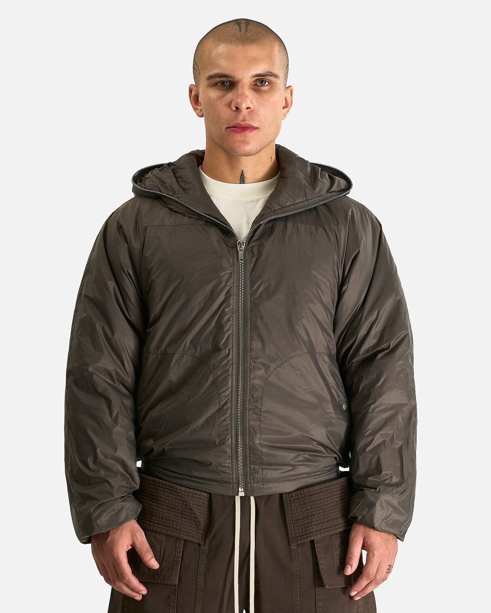Rick Owens DRKSHDW Men's Jackets Sealed Windbreaker in Bronze