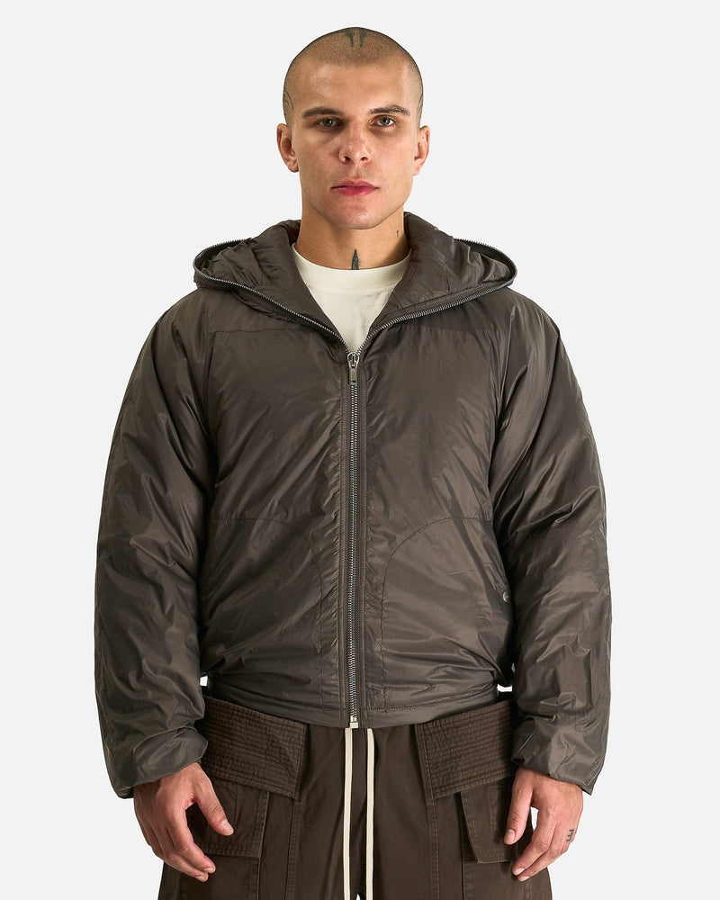 Rick Owens DRKSHDW Men's Jackets Sealed Windbreaker in Bronze