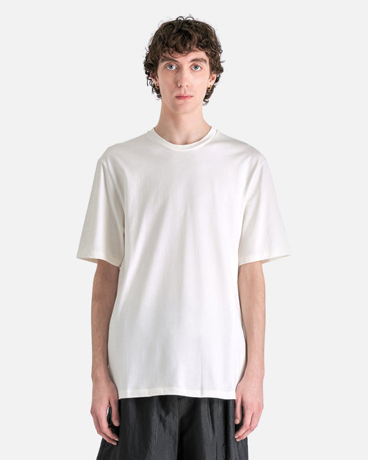 Jil Sander Men's Shirts Seasonal Logo T-Shirt in Porcelain