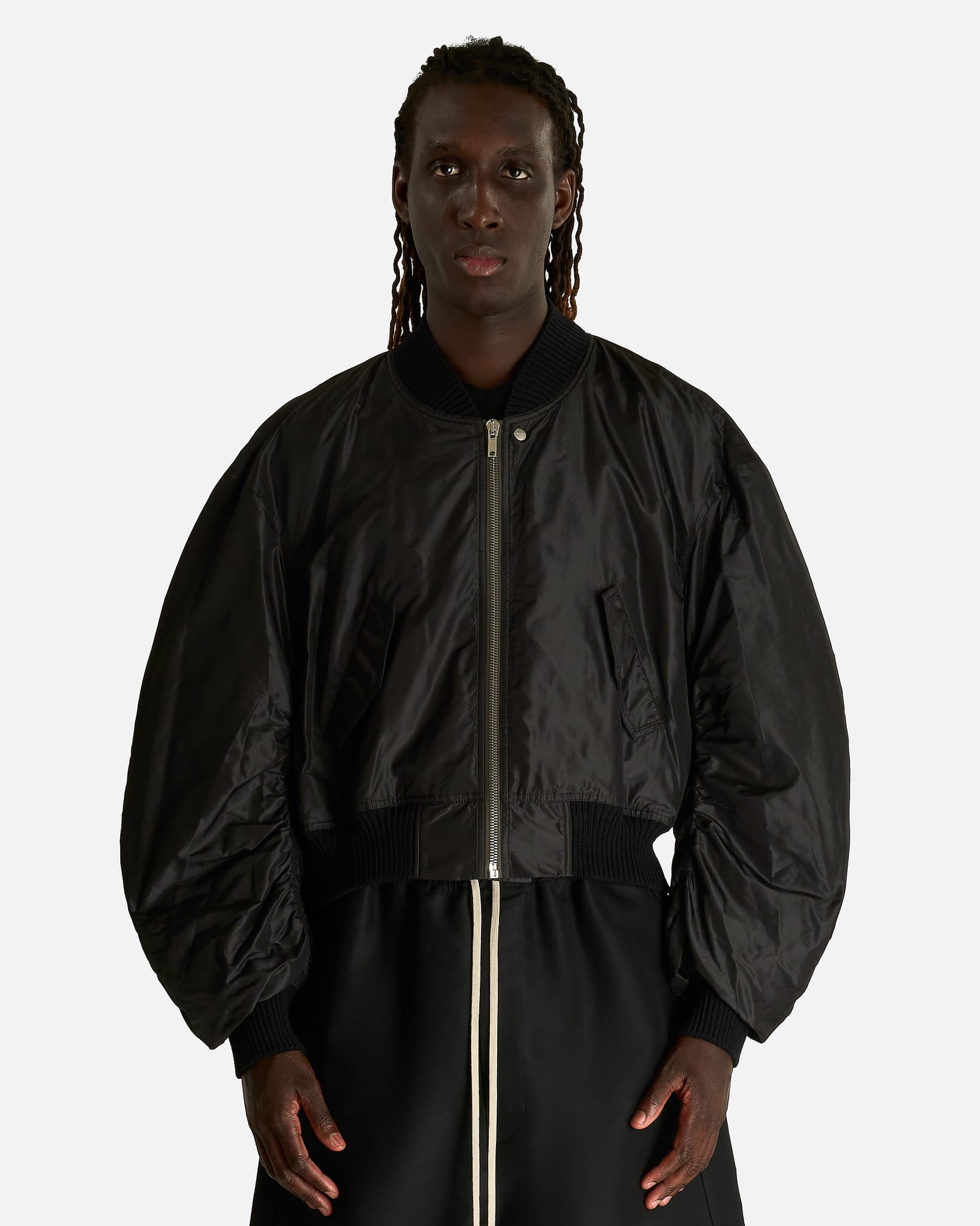 Rick Owens Men's Jackets Secchia Flight in Black