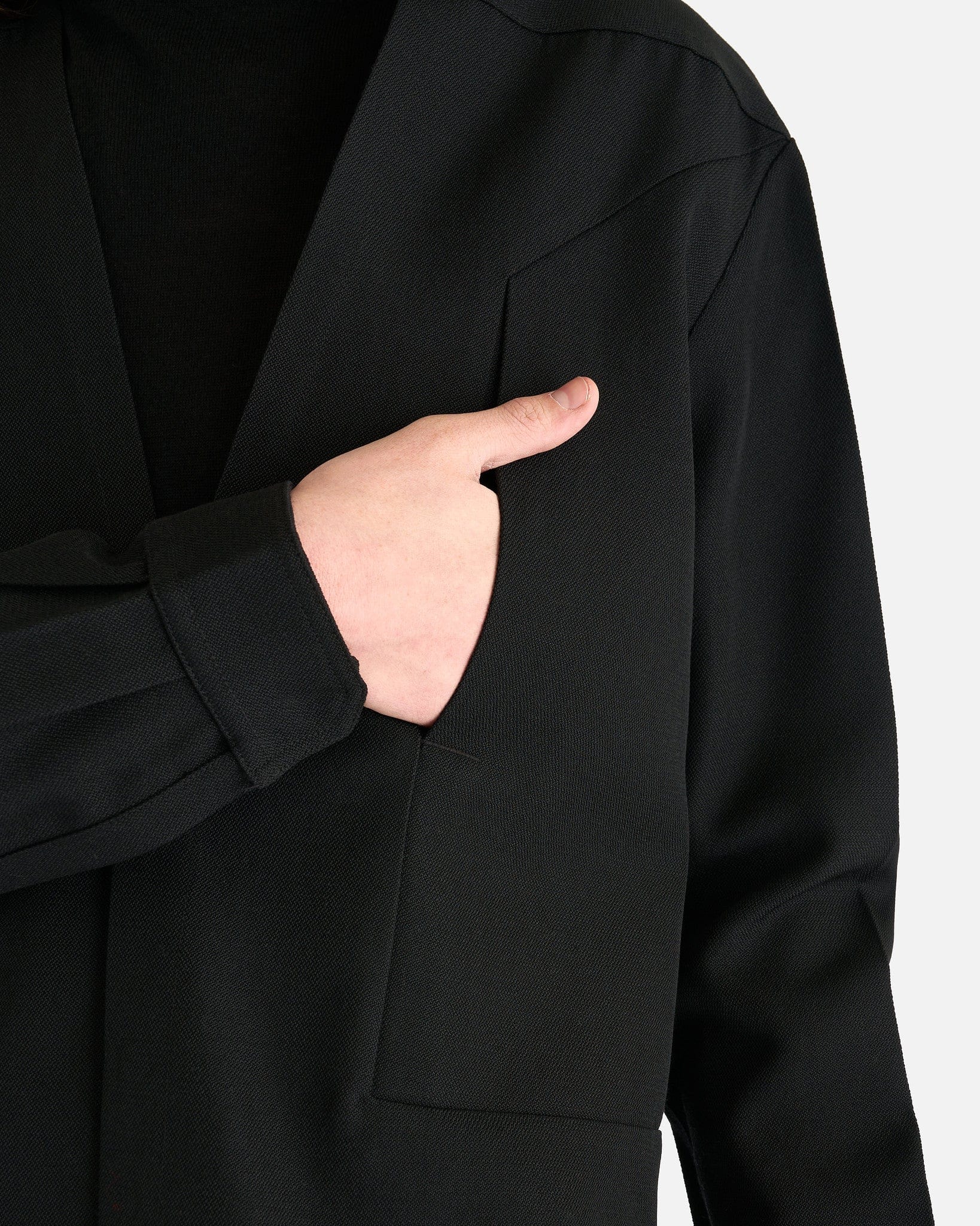 Rick Owens Men's Shirts Secret Larry Shirt in Black