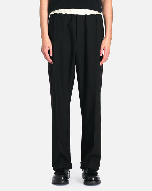 Wales Bonner Men's Pants Seine Trousers in Black