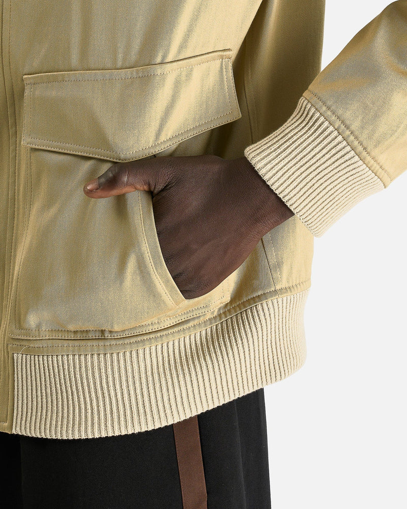 Wales Bonner Men's Jackets Shade Varsity Jacket in Hunter