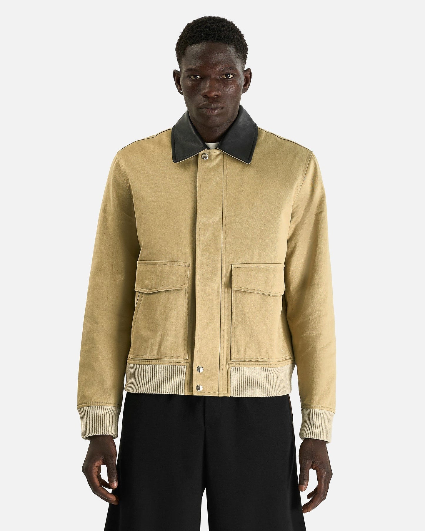 Wales Bonner Men's Jackets Shade Varsity Jacket in Hunter