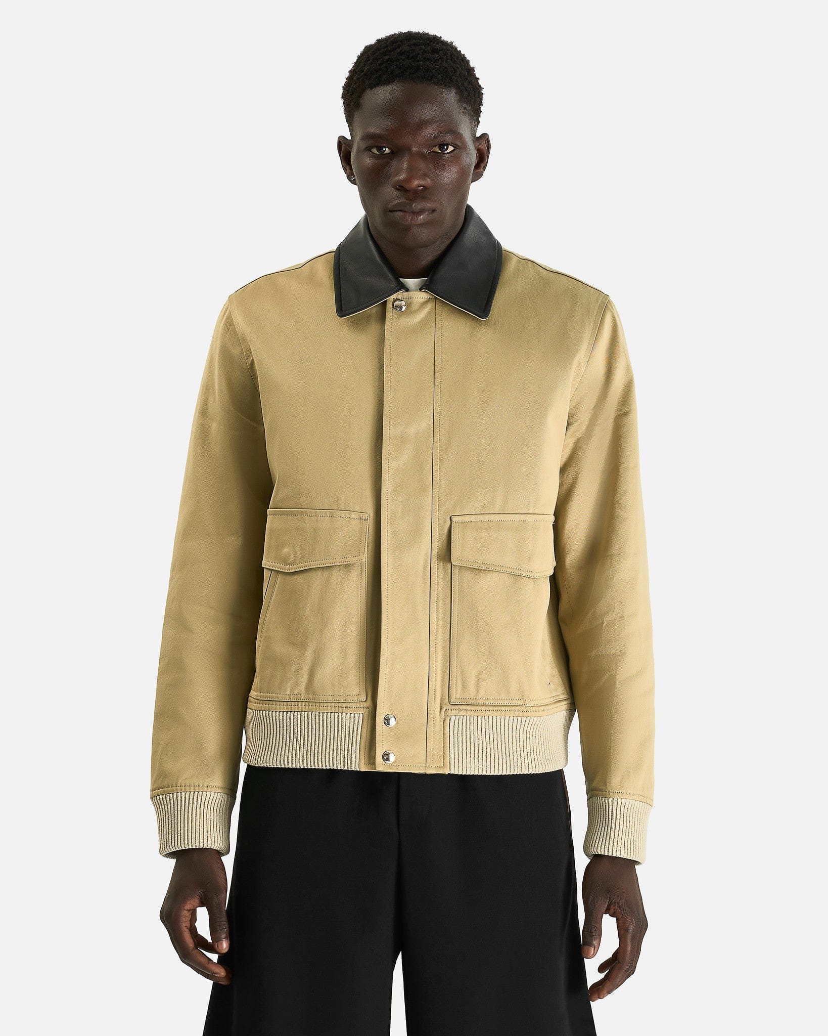 Wales Bonner Men's Jackets Shade Varsity Jacket in Hunter