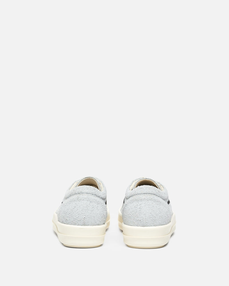 Rick Owens DRKSHDW Men's Sneakers Shaggy Suede Vintage Sneakers in Oyster/Black