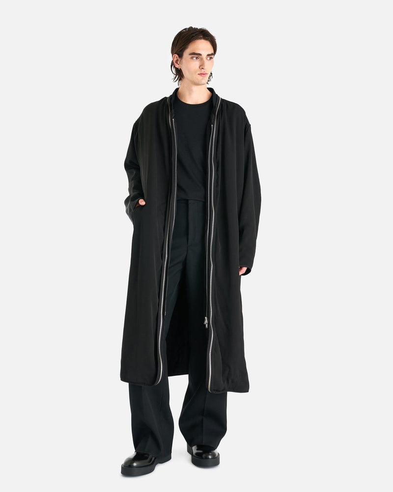 Jil Sander Men's Pants Sharp Wool Gabardine Trouser in Black