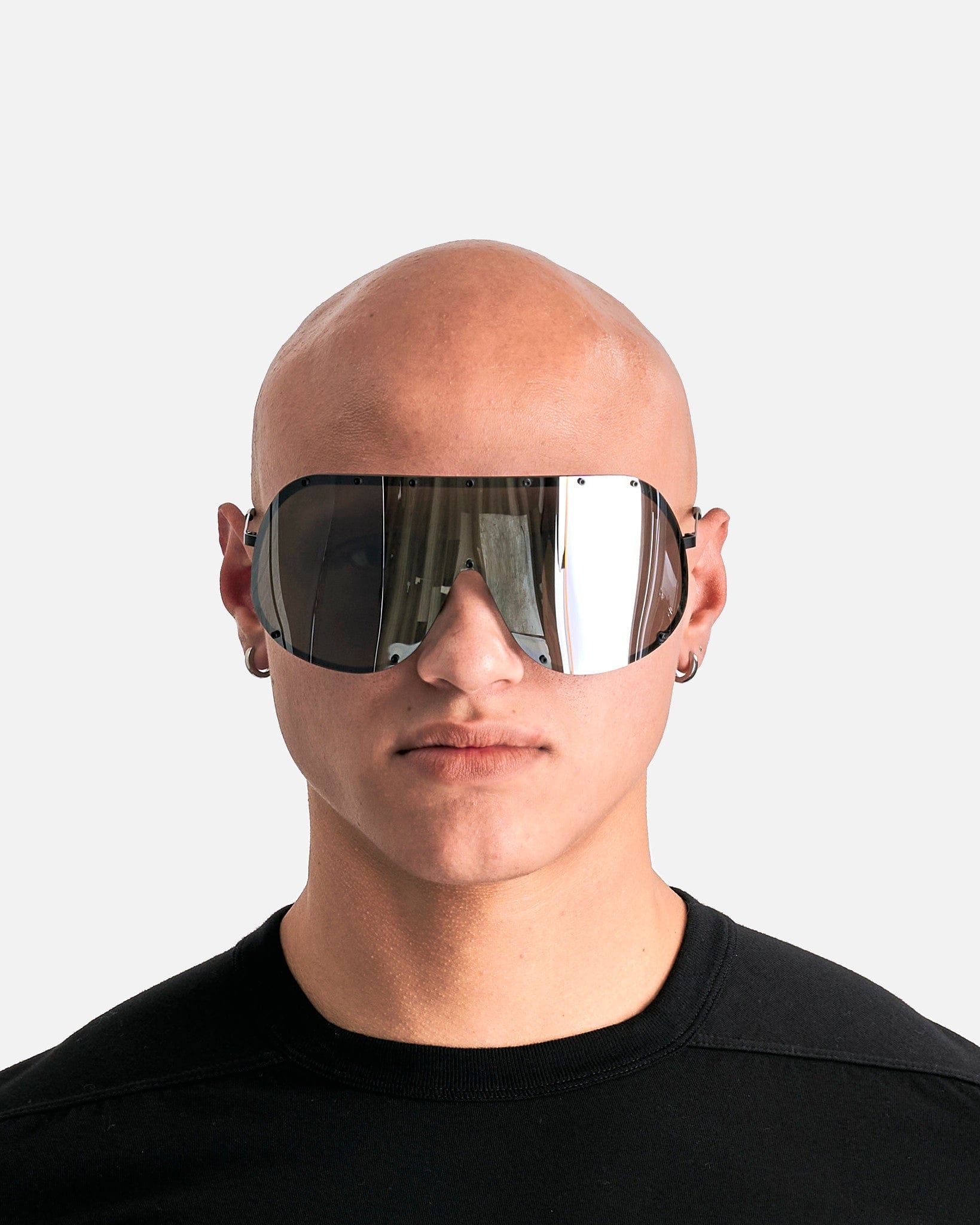 Shield Sunglasses in Black/Brown – SVRN