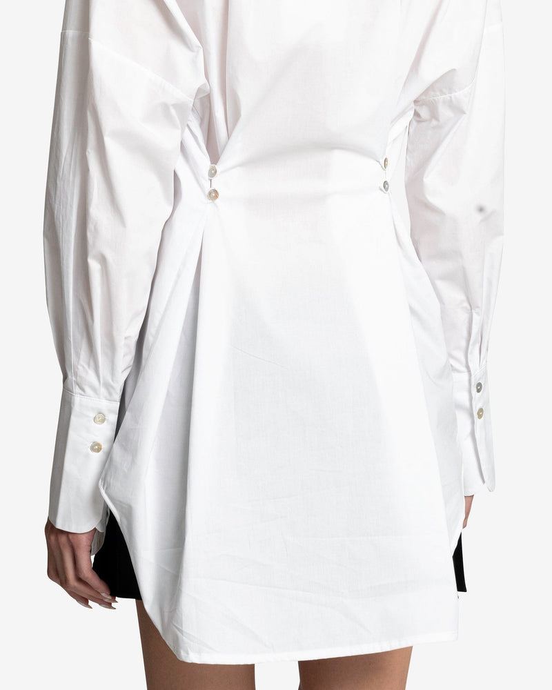 AVAVAV Women Dresses Shirt Dress in White