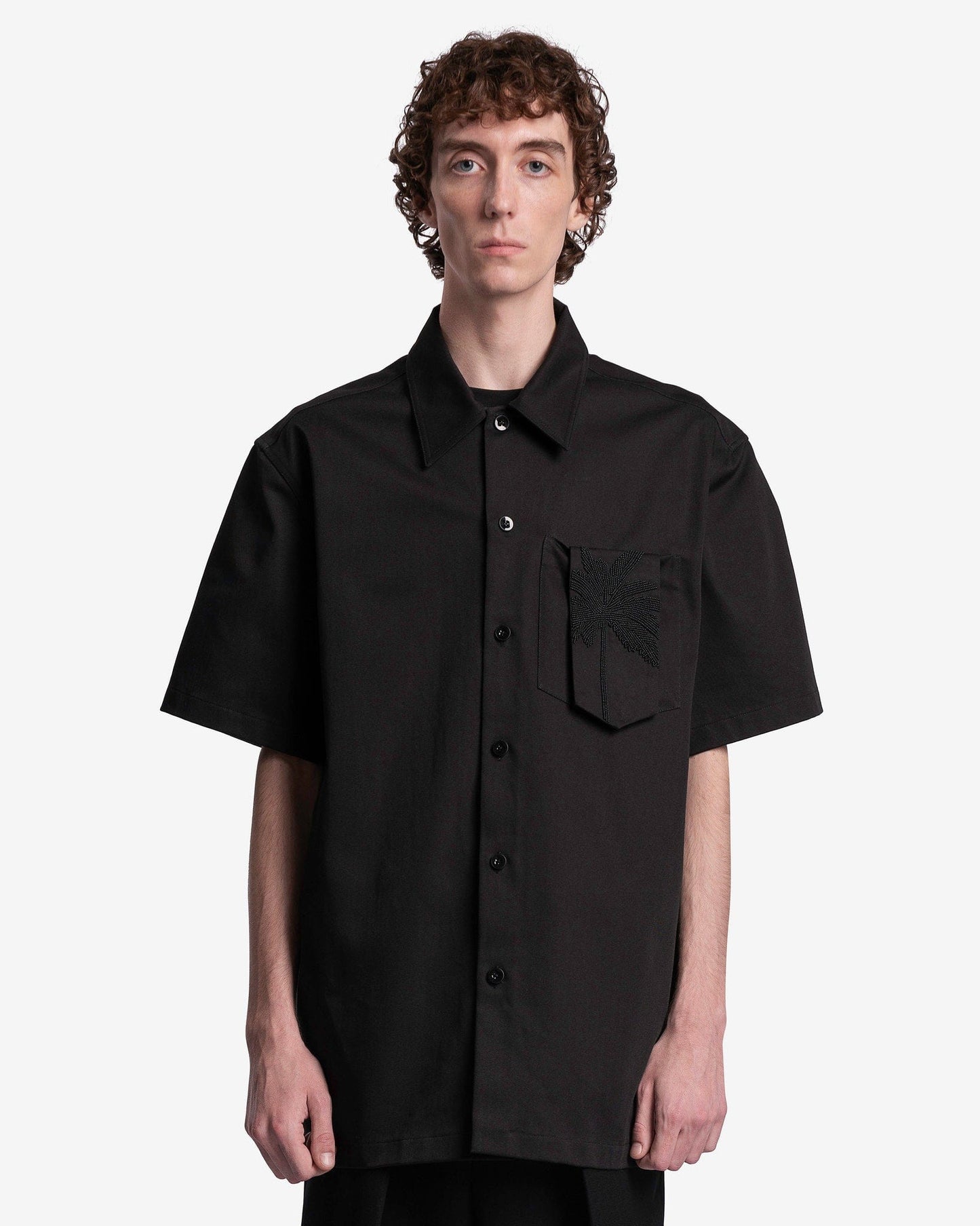 Jil Sander Men's Shirts Shirt EMB in Black