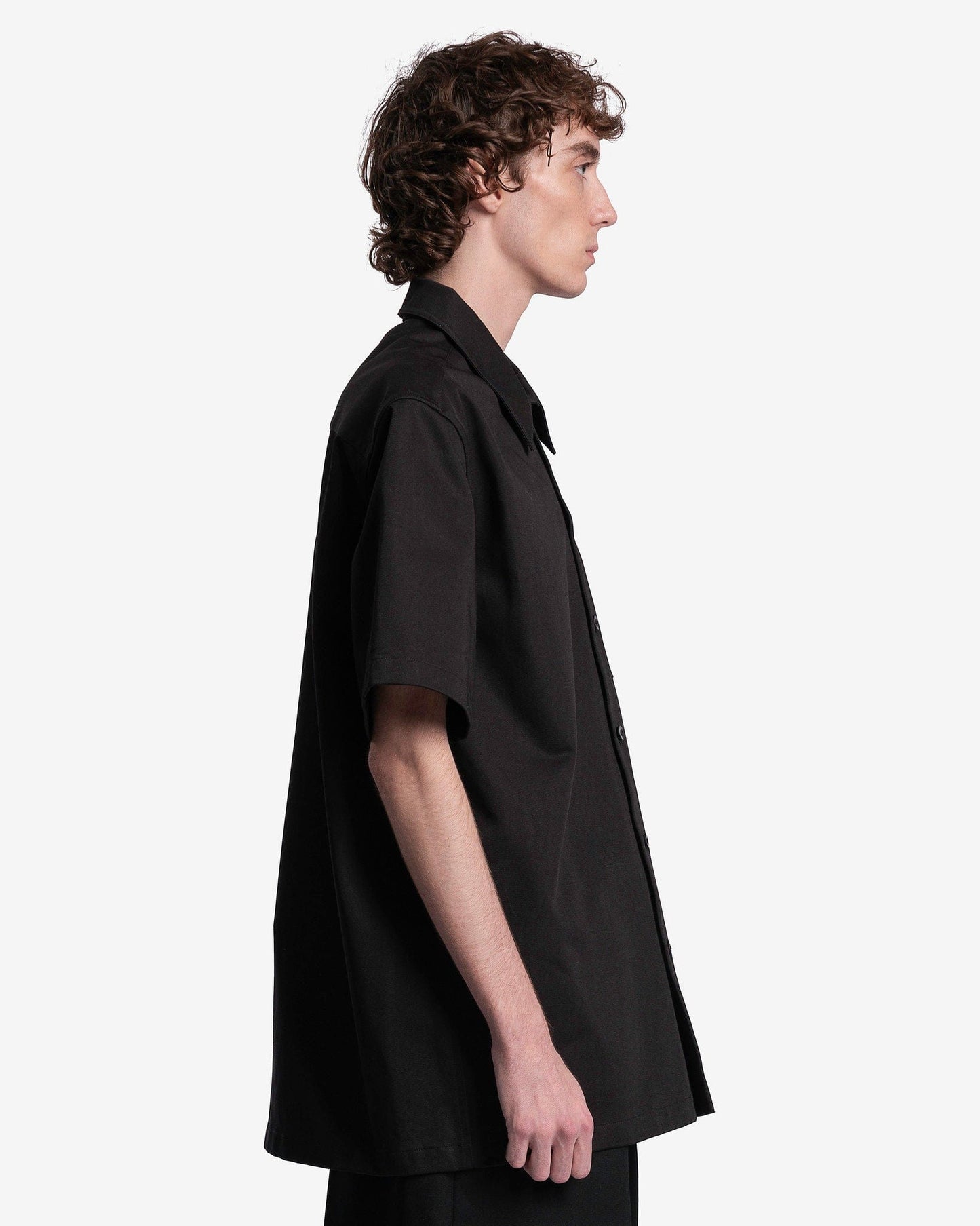 Jil Sander Men's Shirts Shirt EMB in Black