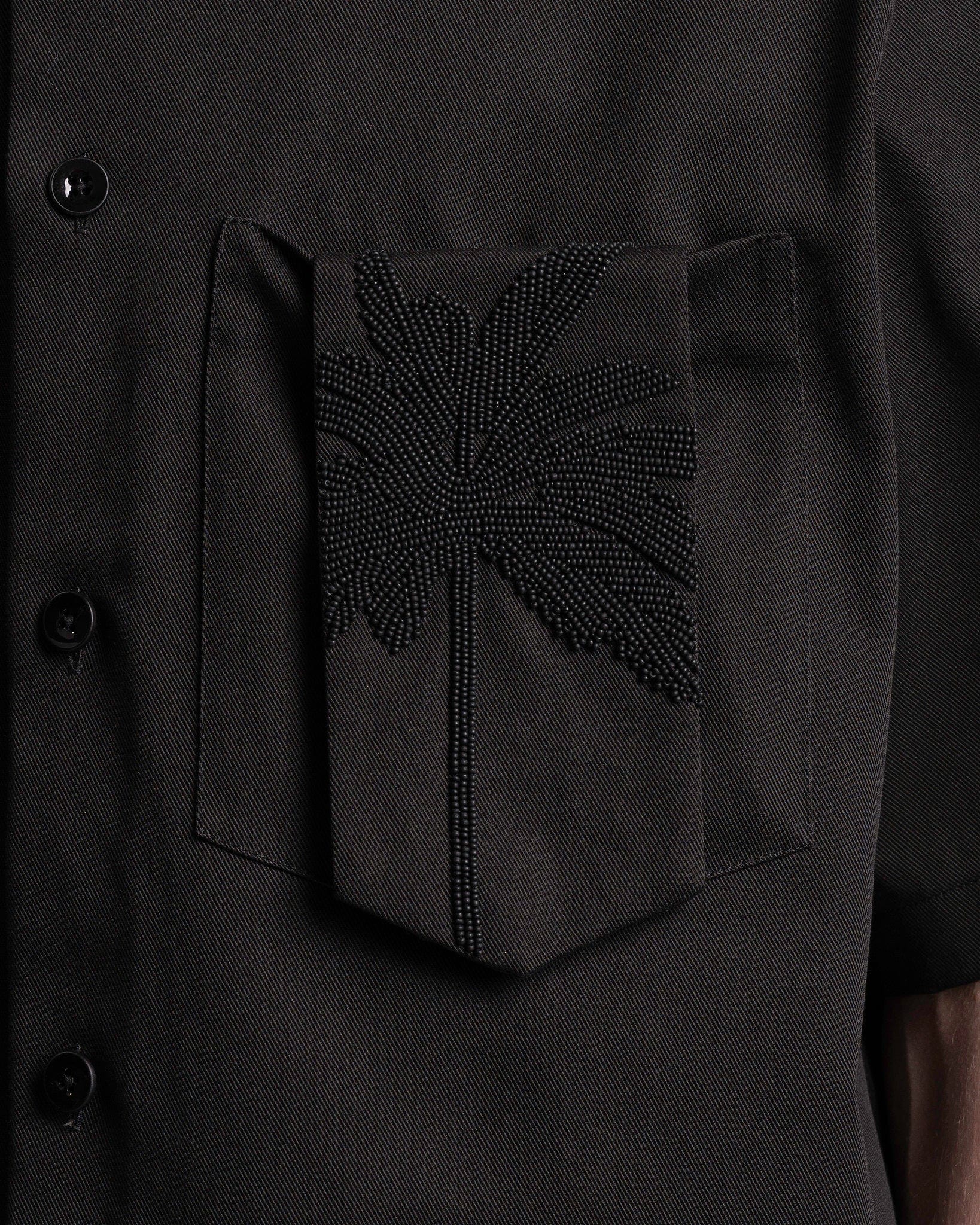 Jil Sander Men's Shirts Shirt EMB in Black