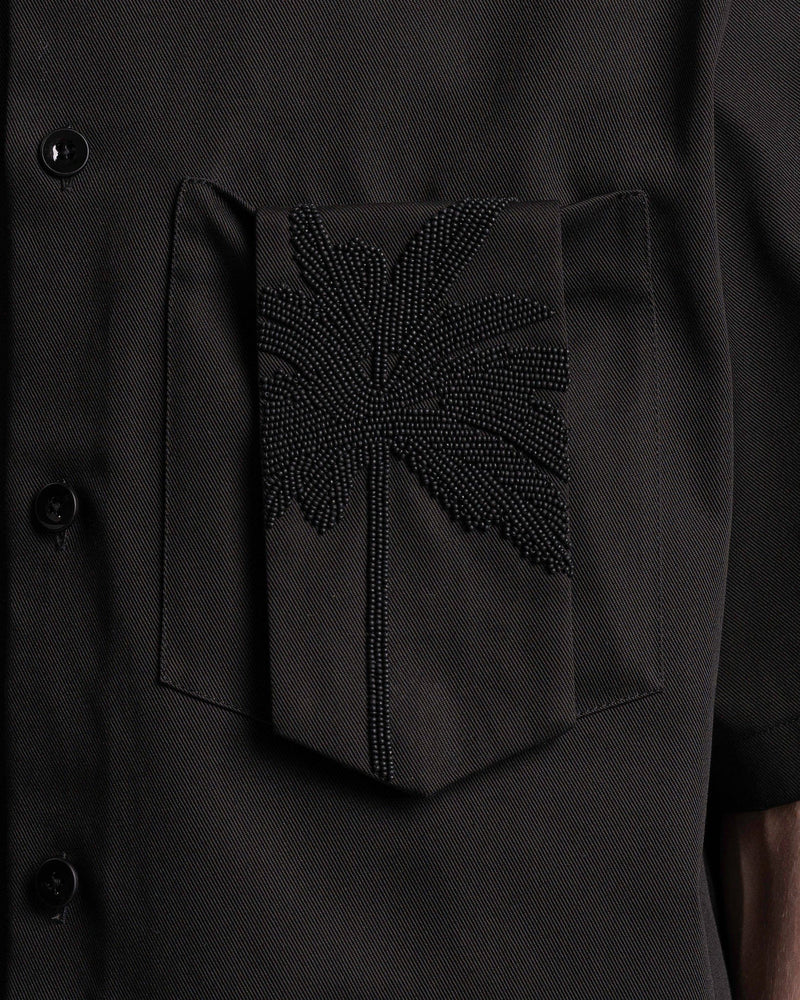 Jil Sander Men's Shirts Shirt EMB in Black