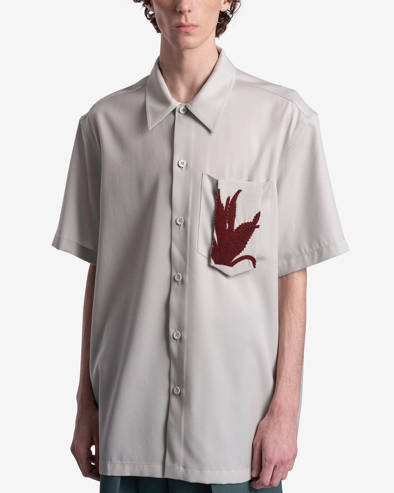 Jil Sander Men's Shirts Shirt EMB in Sea Foam