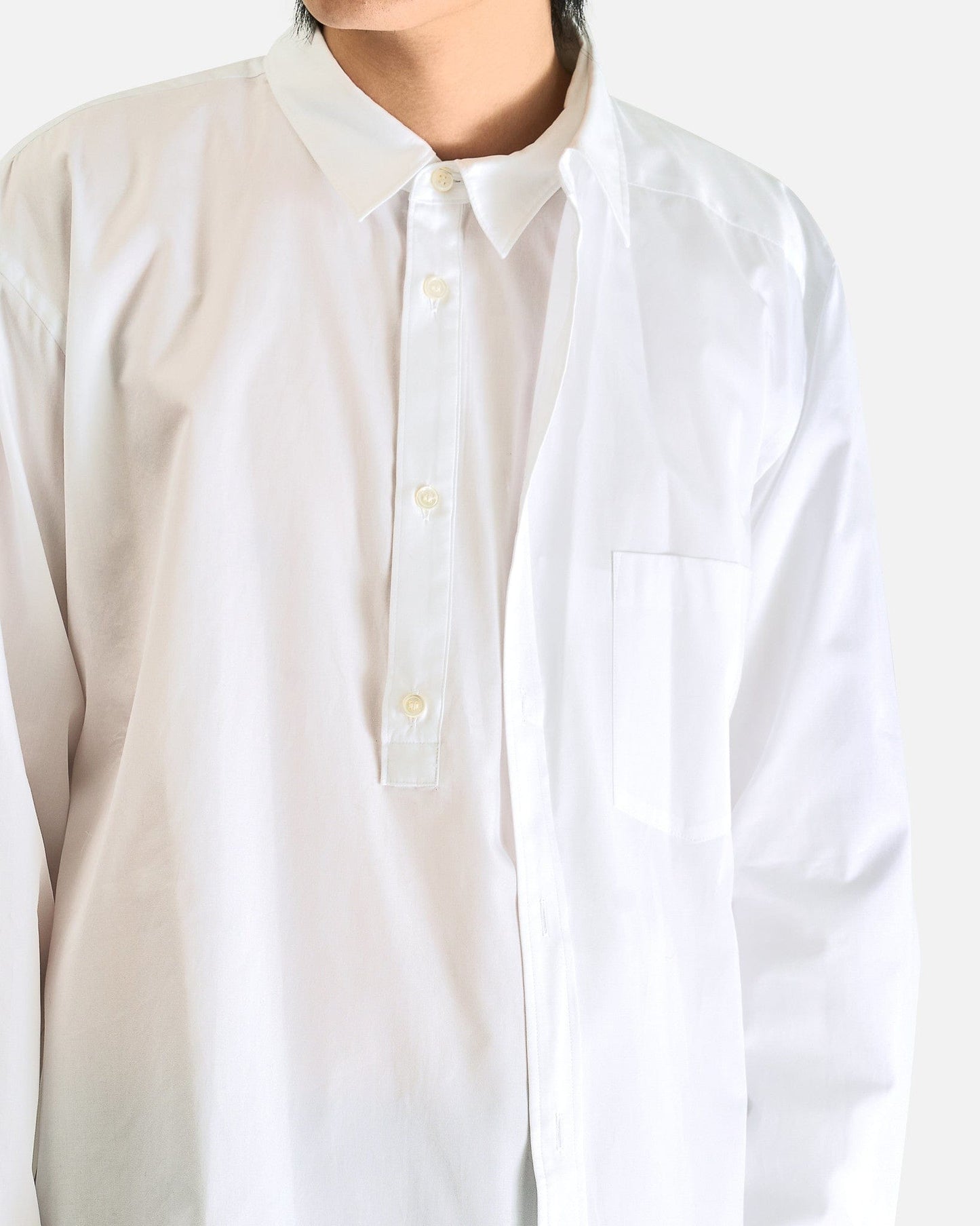 Comme des Garcons HOMME PLUS Men's Shirts Shirt in White