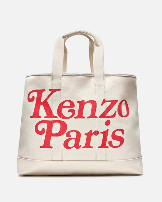 KENZO Men's Bags Shopper Tote Bag in Ecru