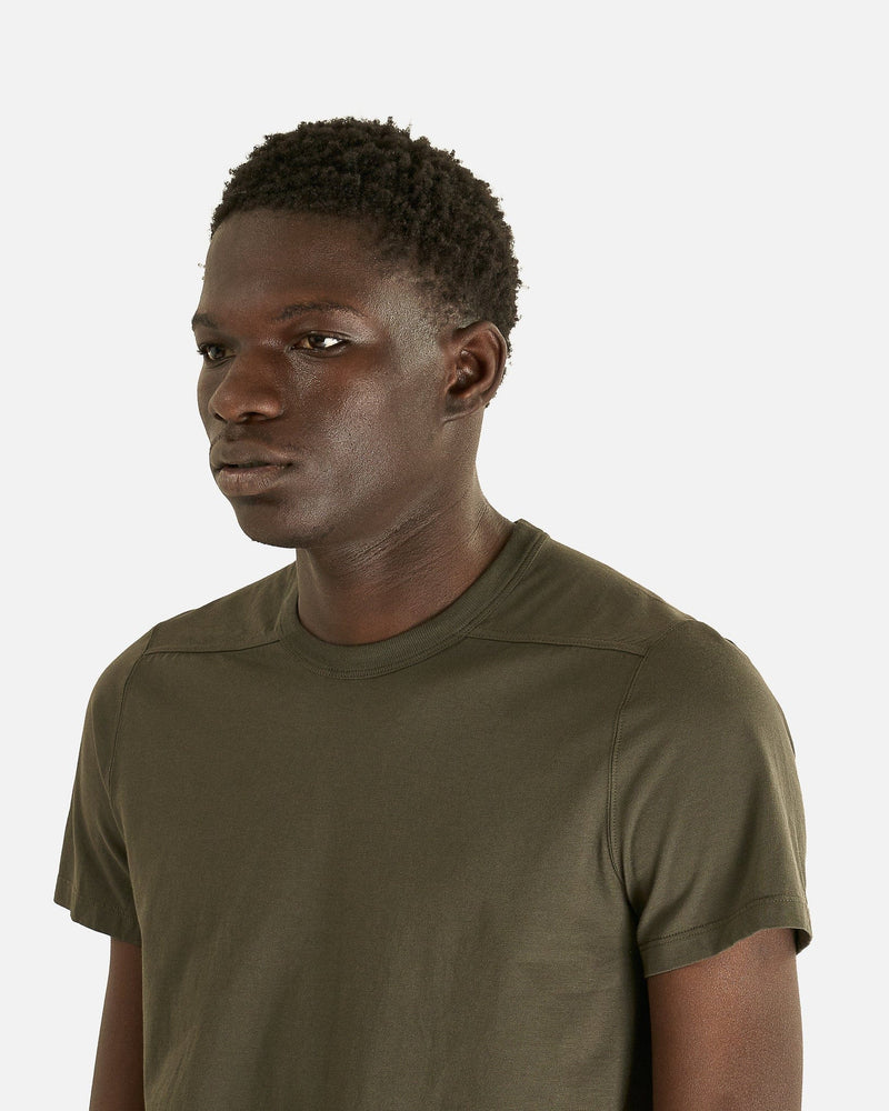 Rick Owens Men's T-Shirts Short Level T in Bosco