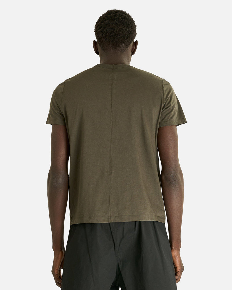 Rick Owens Men's T-Shirts Short Level T in Bosco