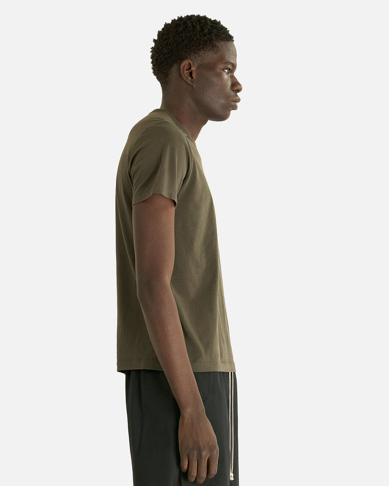 Rick Owens Men's T-Shirts Short Level T in Bosco