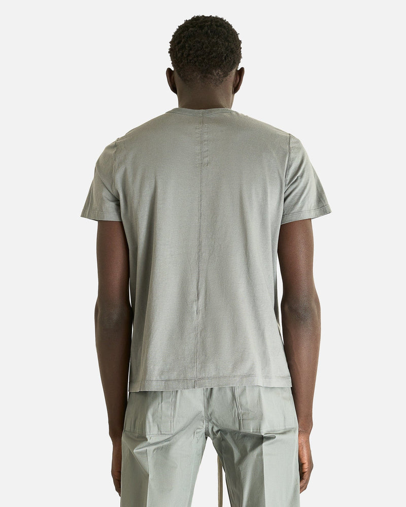 Rick Owens Men's T-Shirts Short Level T in Washed Indigo