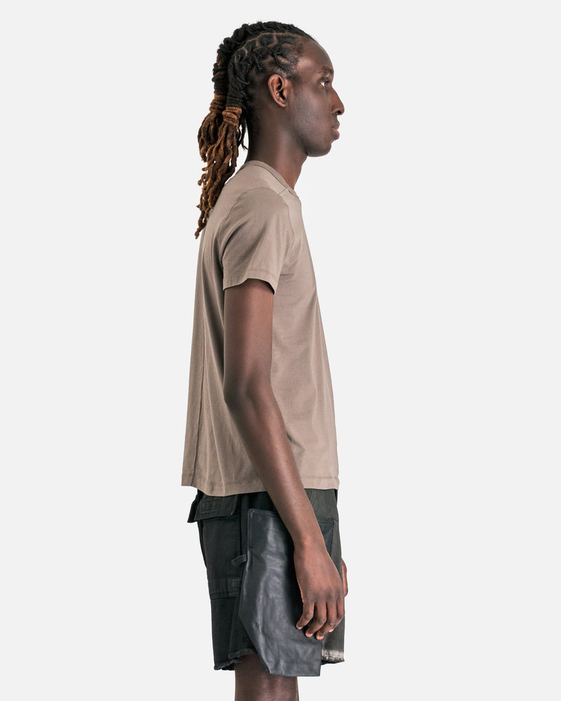 Rick Owens Men's T-Shirts Short Level T-Shirt in Dust