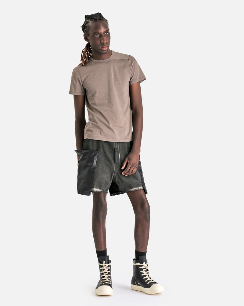 Rick Owens Men's T-Shirts Short Level T-Shirt in Dust