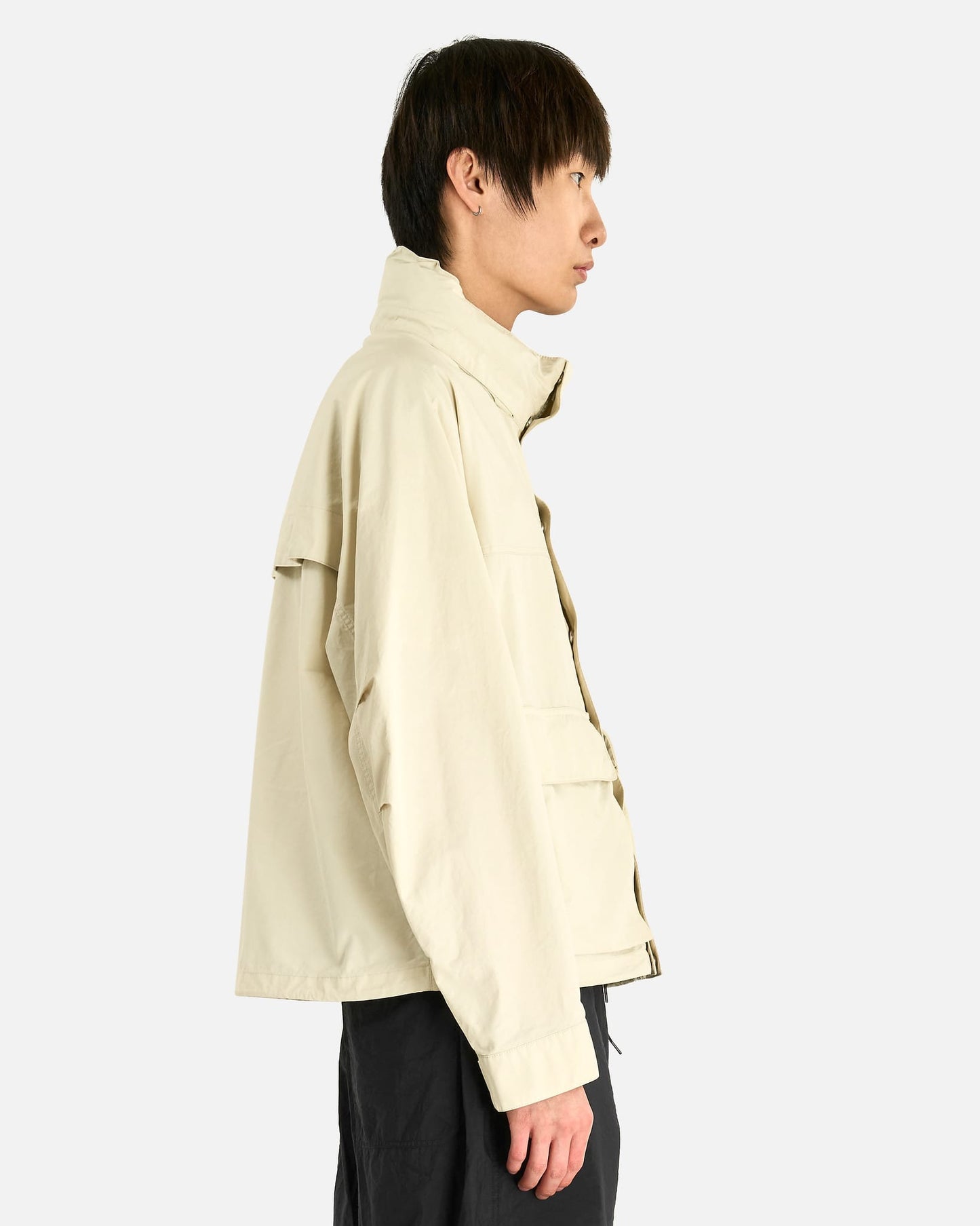 Lemaire Men's Coats Short Rain Parka in Soja