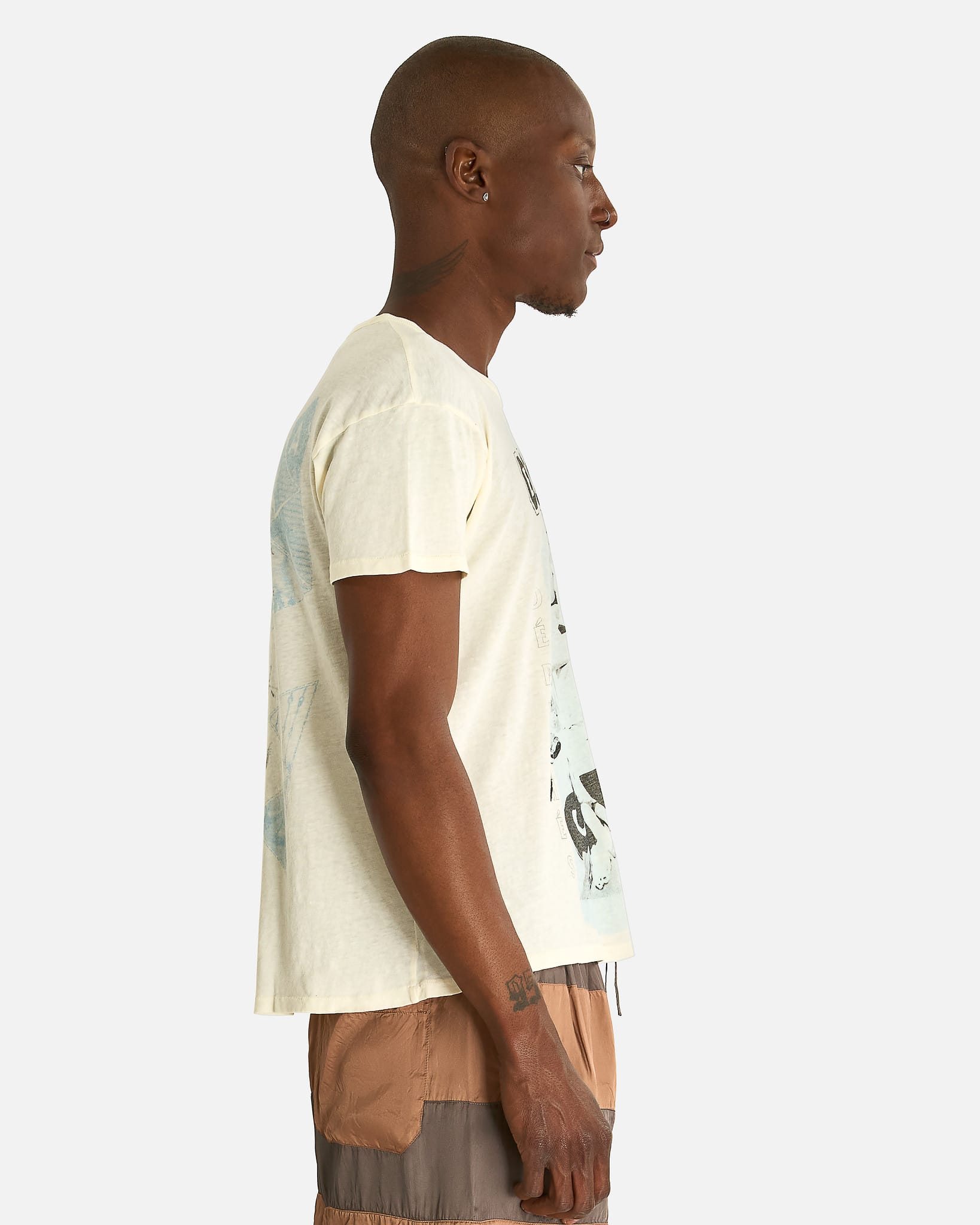 Enfants Riches Deprimes Men's T-shirts Show Me Kansas T-Shirt in Dirty White