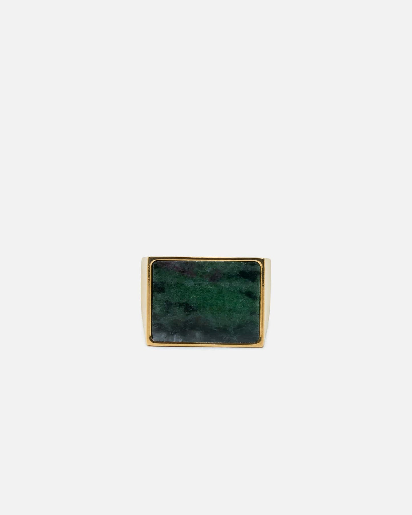 Dries Van Noten Jewelry M Signet Ring in Emerald