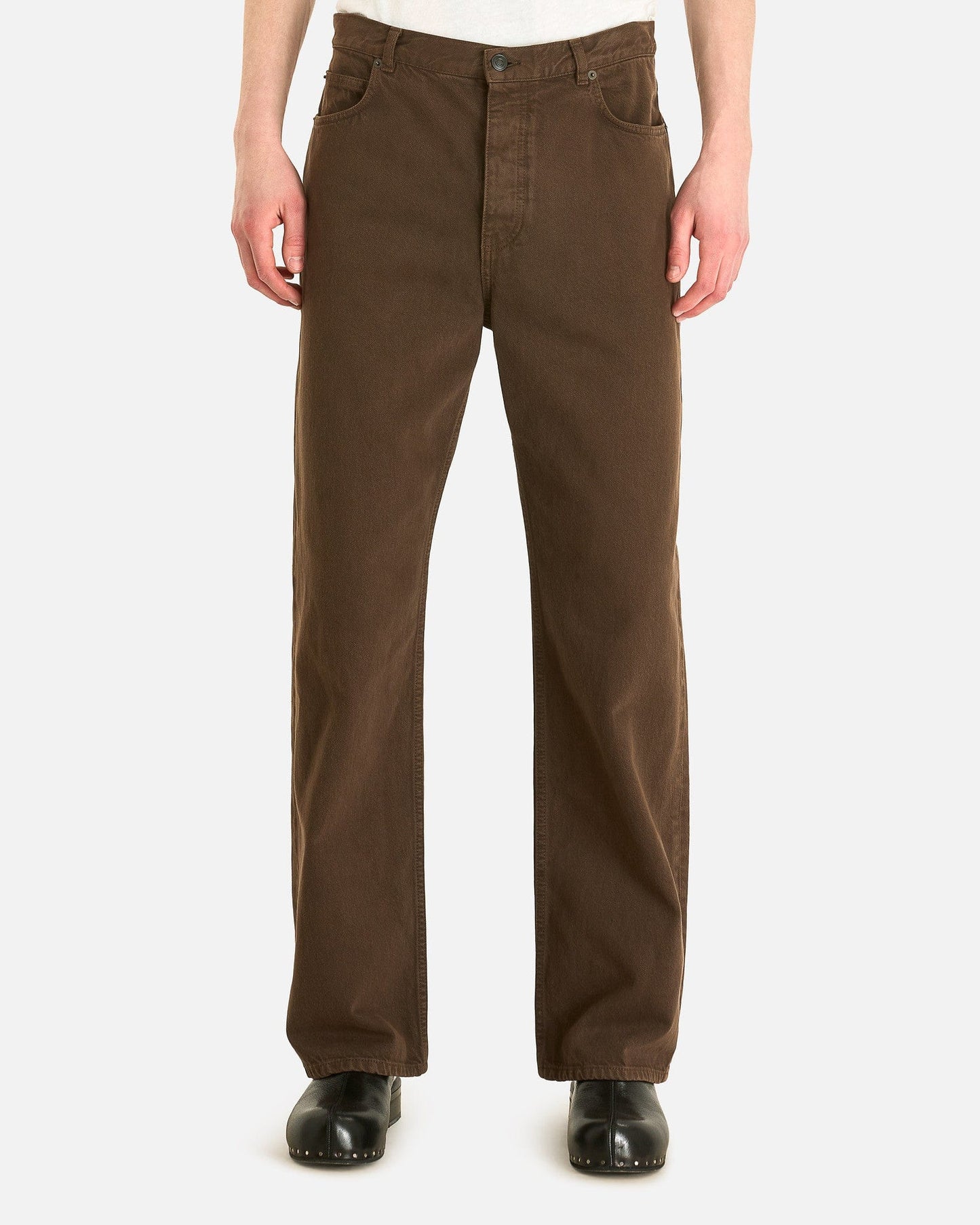 The Row Men's Jeans Siouxie Jean in Brown/Grey