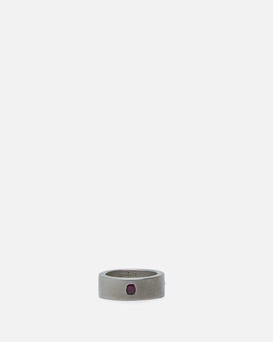 Parts of Four Jewelry 12 Sistema Ring in 0.2 CT / Single Ruby Slice / 9mm / DA, RUB