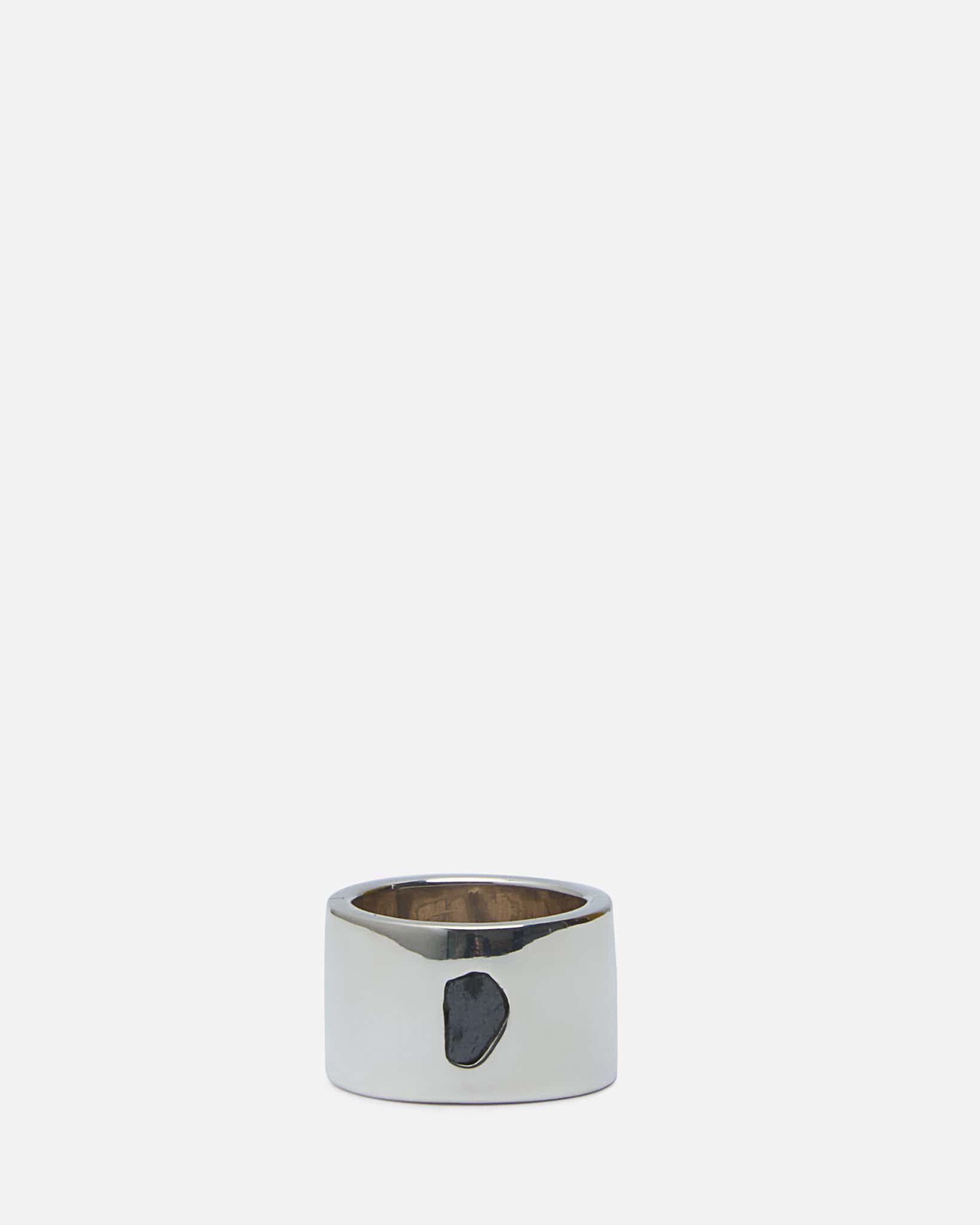 Parts of Four Jewelry 12 Sistema Ring in 0.4 CT / Polished Black Diamond Slab / 17mm / PA, PBLKDIA