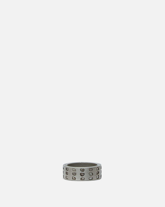 Parts of Four Jewelry 10.5 Sistema Ring in Linear Mega Pavé / 9mm / DA, DIA